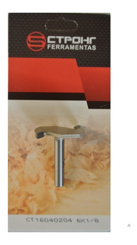 Imagem 1 de 5 de Fresa T Serrinha Debrum Serrinha T Haste 6mm Corte 1/8 ( Perfil T)