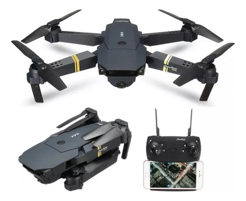 Mini Drone Wifi Dual Camara Ajustable 4k Hd Fpv Plegable