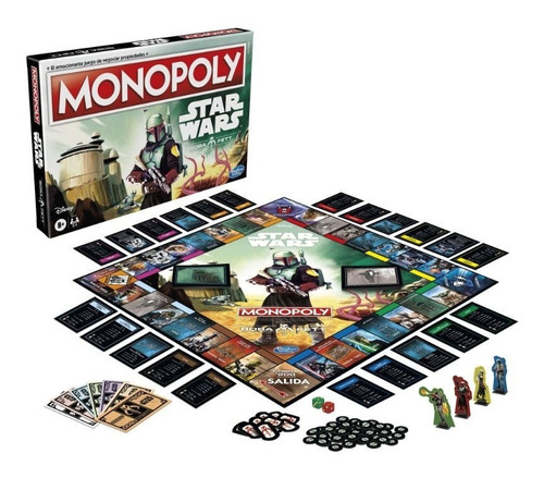 Juego Monopoly Star Wars Boba Fett (f5394)