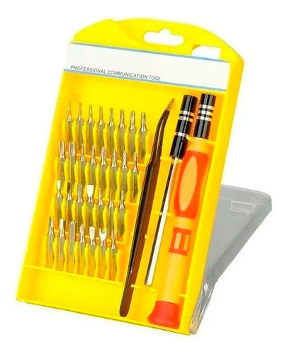 Jogo Chaves Torx 32 Peças Reparo Conserto Celular Tablet