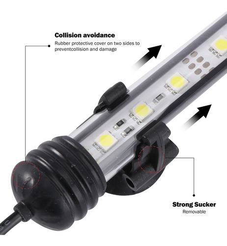 Luces Led Para Peceras De 28 Cm, Iluminación Para Acuarios,