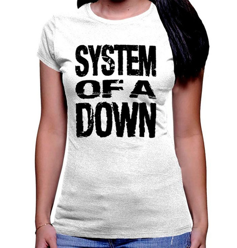 Camiseta Premium Dtg Rock Estampada System Of A Down