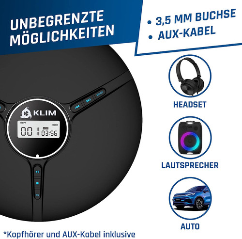 Discman Auriculares, Reproductor De Cd Portátil Auricu...