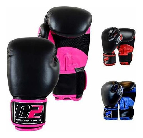 Guantes De Boxeo  C2 Para Hombres Y Mujeres: G