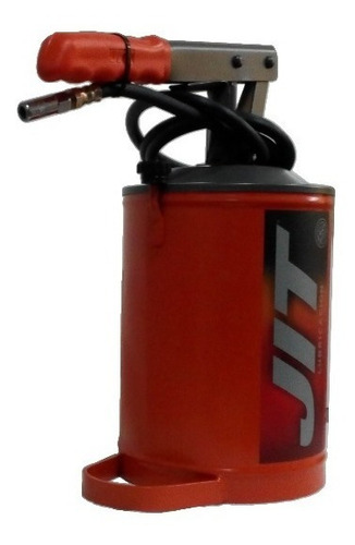 Imagen 2 de 7 de Grasera Engrasadora Manual 5kg Jit Nac No Vulcano + Guantes