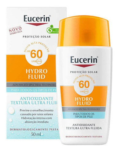 Eucerin Protector Solar Facial Hydro-fluid Fps 50+ 50ml
