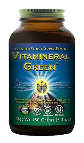 Superalimento Healthforce Vitamineral Verde, 5.29 Onzas