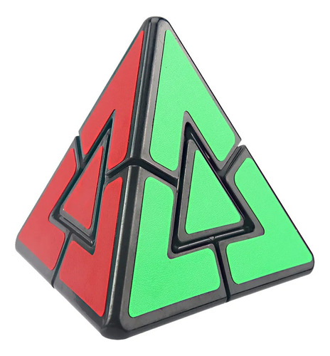 Cubo Mágico Profissional Pyraminx Triângulo Megamix Estrutura Stickerless