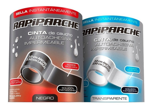 Imagen 1 de 7 de Plavicon Rapi Parche Cinta Adhesiva Impermeable Sellador