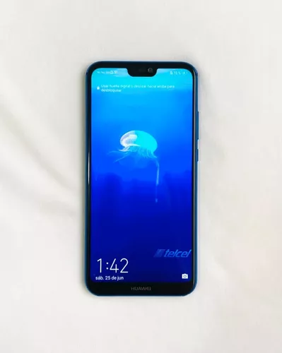 Celular Huawei P20 Lite Azul 32 Gb Face Unlock + Forro