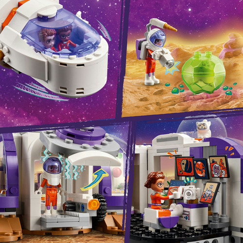 LEGO® Friends Base Espacial de Marte y Cohete juguete de exploración espacial para construir, incluye un cohete, un rover y una base de investigación de Marte personalizable 42605