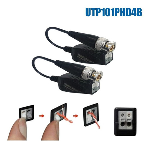 Cable Utp Cat5e 100m Exterior+ 8 Par Balun+8 Par Voltaje Myh