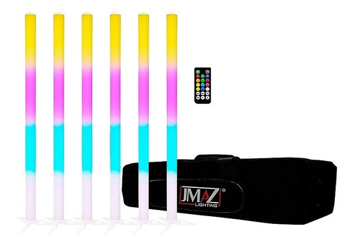 Jmaz Lighting Galaxy Tube 6pk Package With 6 Battery Powered