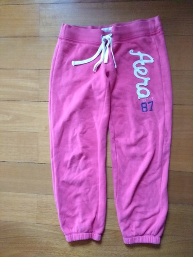 Jogging Aeropostale Xs Nena Talle 12 Rosa