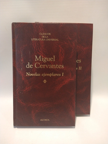 Novelas Ejemplares 2 Tomos Miguel De Cervantes Altaya 