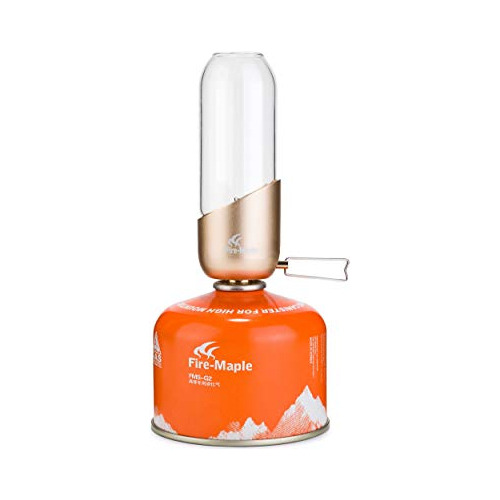 Fire-maple Farol Naranja Para Acampar De Vidrio, Acero Y Alu