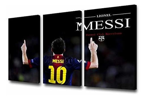 Lionel Messi Posters Canvas Wall Art Prints Painting Fc Gian