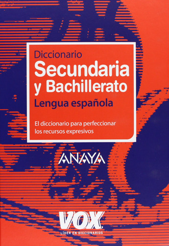 Libro Dicc Secundaria Y Bachillerato De Autores Varios