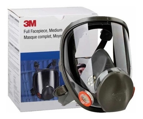 Imagen 2 de 8 de Mascarilla 3m Modelo 6800. Cara Completa .
