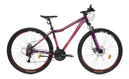 Bicicleta Mountain Bike Rodado 29 Slp 25 Pro Cambios Shimano Frenos Disco Llantas Doble Pared Suspension Hombre Mujer Hb