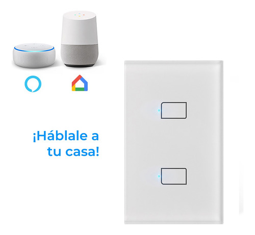 Apagador Inteligente 2 Botones Rf433 Mhz - Requiere Rm4 Pro