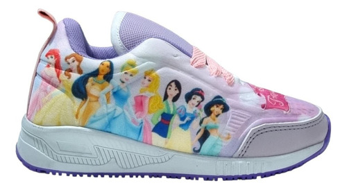 Tenis Para Niña Personalizados Princesas Suela Extra Ligera