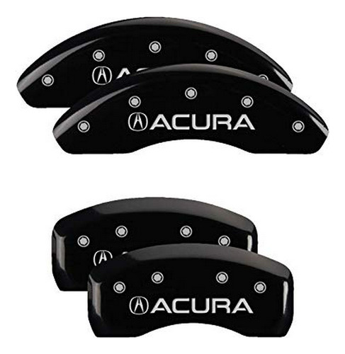 Fundas De Pinza Mgp Para Acura Negro, Set 4