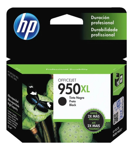 Cartucho Hp 950xl 53ml Preto Original Cn045ab