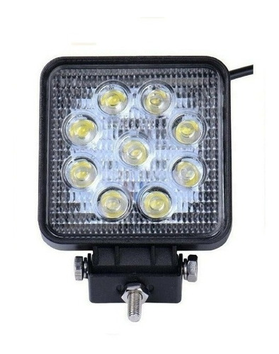 Par Auxiliar Barra Led 27w Neblinero 4x4 Tuning 9 Leds Spot