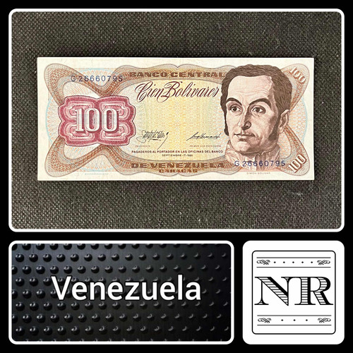 Venezuela - 100 Bolivares - Año 1981 - P #55