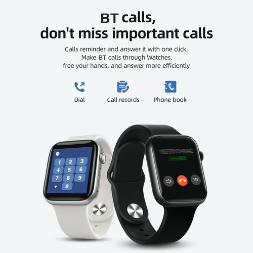 Asd 1.54 Deportes Bluetooth Smart Watch T500 Plus