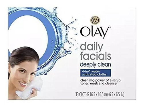 Toallitas - Olay Daily Deeply Clean 4-in-1 Water Activated C