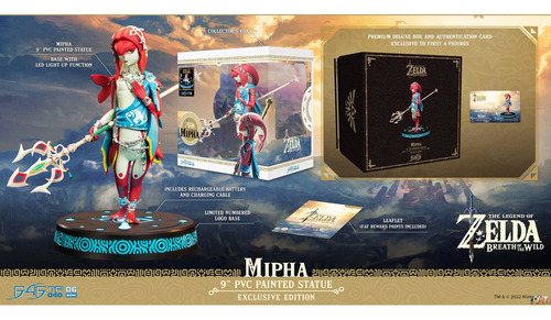 First 4 Figures Mipha Zelda Breath Of The Wild Exclusive