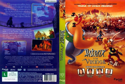 Asterix E Os Vikings Dvd Original Novo Lacrado