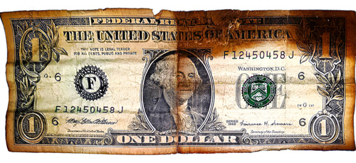 Eeuu, Billete De One Dolar, Serie 1999 (Usado)