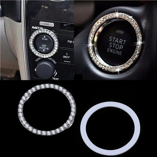 Anillo Decorativo De Diamantes De Imitación Para Autos Y Suv