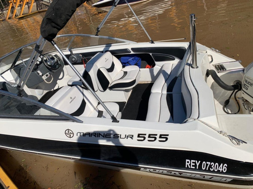 Imagen 12 de 13 de Lancha Open Quicksilver 555 Evinrude E-tec 115hp Como Nueva