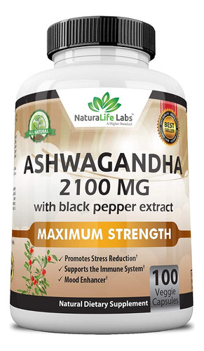 Ashwagandha Organica 2.100 Mg
