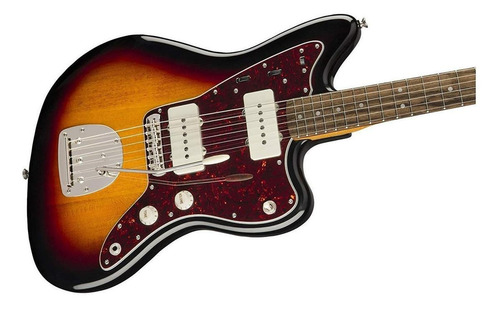 Imagen 3 de 6 de Guitarra eléctrica Squier by Fender Classic Vibe '60s Jazzmaster de álamo 3-color sunburst brillante con diapasón de laurel indio