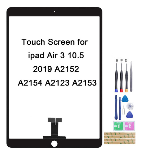 Pantalla Tactil Para iPad Air Digitalizador Exterior Vidrio