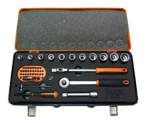Comprar Juego De Tubos Enc 1\u002F2  Puntas Bahco 48pz S248 Caja Metal