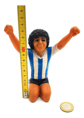 Muñeco De Goma Antiguo Diego Maradona - Juguete (Usado)