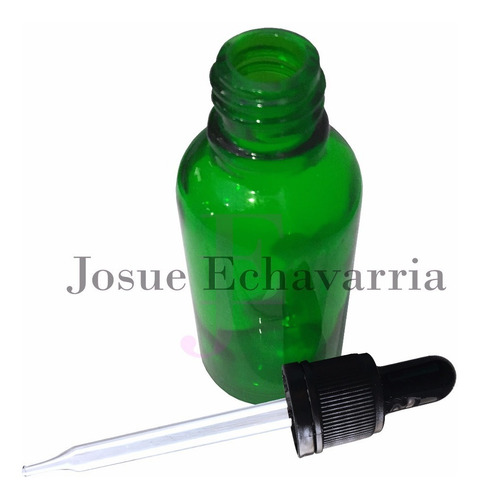 Imagen 4 de 5 de 100 Botellas De Vidrio Color Verde 50ml C/ Gotero Inviolable