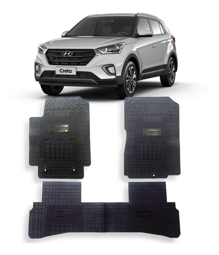 Tapete Interno Reforçado Hyundai Creta Pcd 