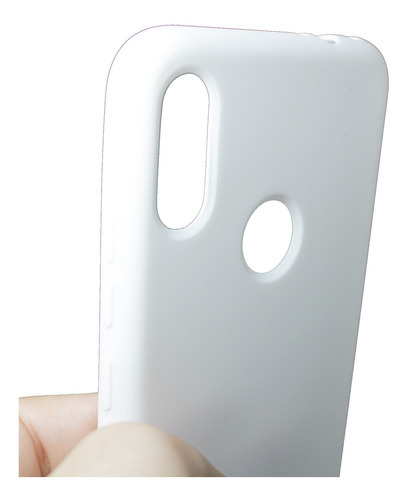 Capa Tpu Silicone Antiqueda Para Redmi Note 7 / Note 7 Pro Cor Branco