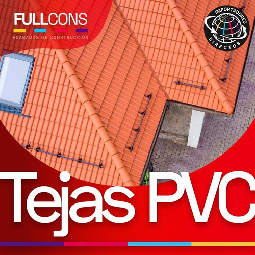 Imagen 6 de 10 de Tejas Española En Pvc Distintos Colores Para Techos