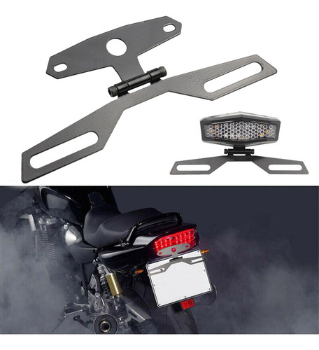 Soporte Matrícula Motocicleta Soporte Para Matrícula De Luz