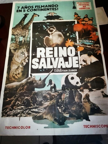 Poster Gigante De Cine Reino Salvaje!!