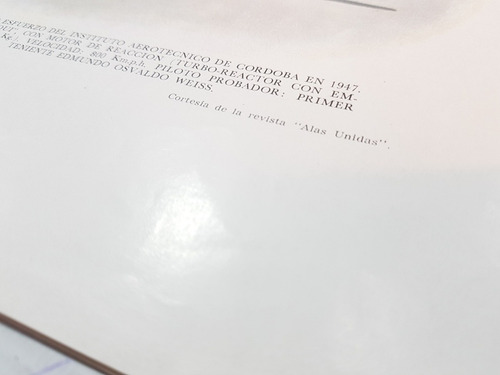 Imagen 3 de 4 de Pulqui Avión Perón Lamina Original Obs Revista Alas Ro 2026