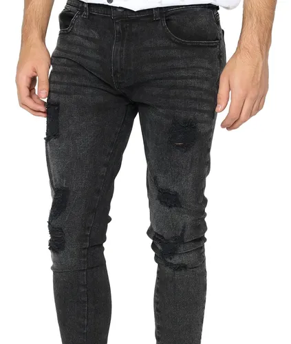 cuadrado Nervio Derecho Jeans Súper Skinny Rewind Para Hombre